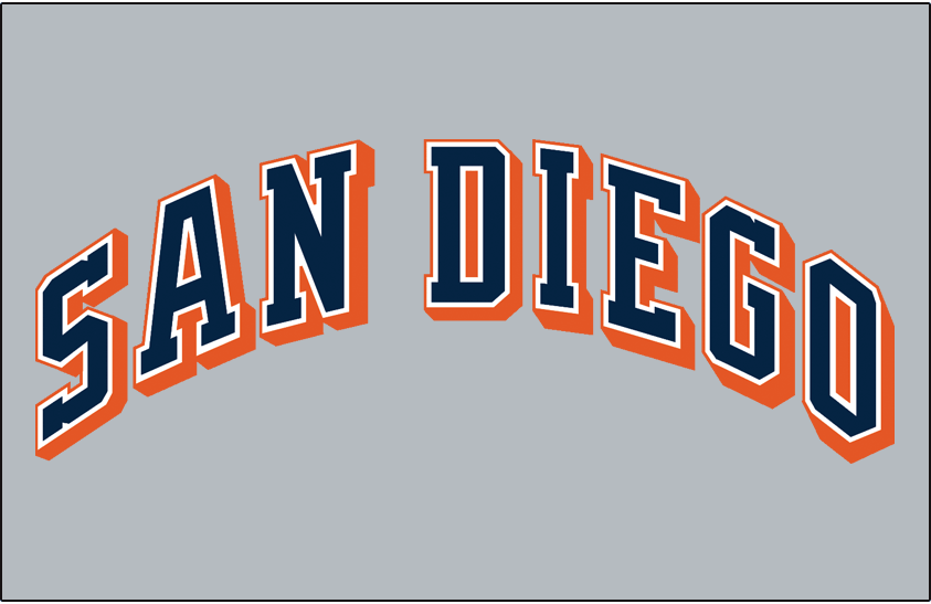 San Diego Padres 1991-2003 Jersey Logo vinyl decal